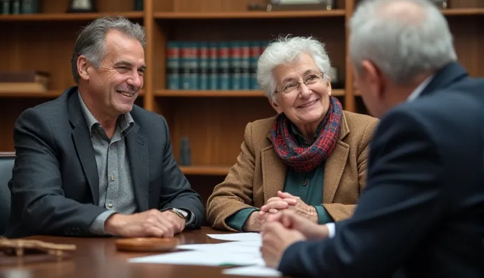 Domestic Partners are parked next to in court to recognize the information on: How do I deescalate a situation involving an estate planning attorney nearby