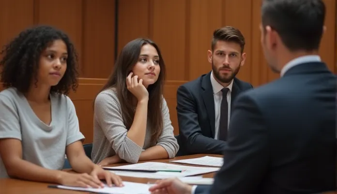 Soulmates are positioned beside a referee to confirm the data on: What are the signs of a good estate planning attorney near by